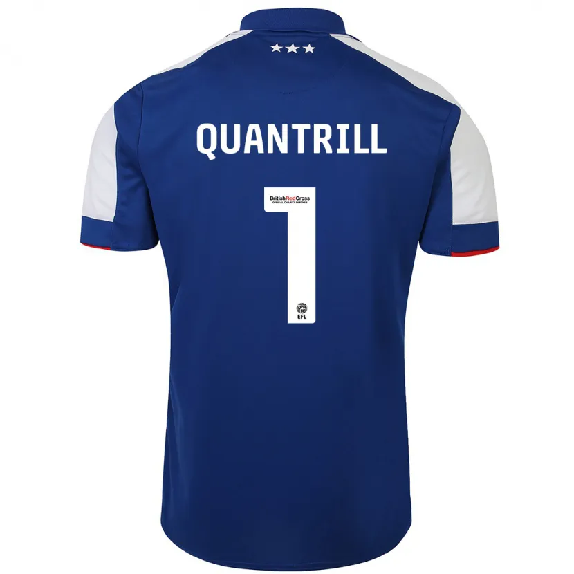 Danxen Niño Camiseta Sarah Quantrill #1 Azul 1ª Equipación 2023/24 La Camisa