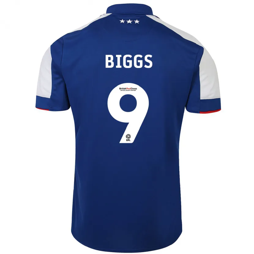 Danxen Niño Camiseta Maddie Biggs #9 Azul 1ª Equipación 2023/24 La Camisa