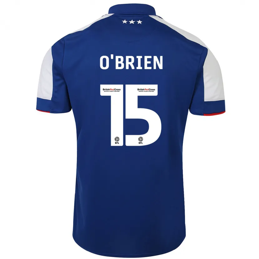 Danxen Niño Camiseta Lucy O'brien #15 Azul 1ª Equipación 2023/24 La Camisa