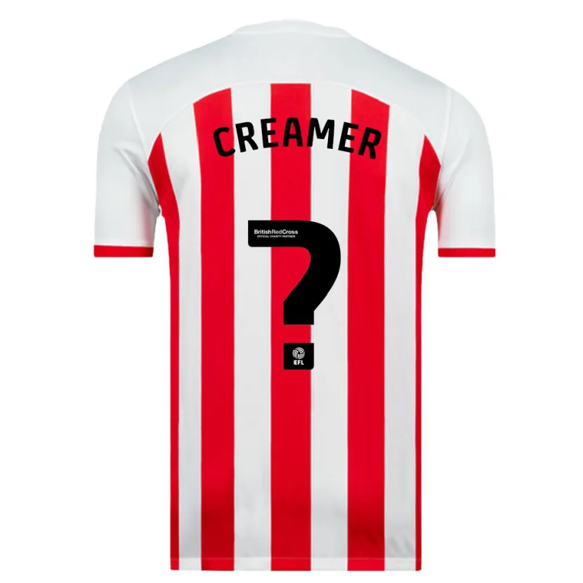 Danxen Niño Camiseta Ben Creamer #0 Blanco 1ª Equipación 2023/24 La Camisa