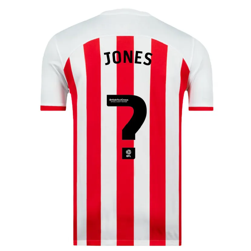 Danxen Niño Camiseta Jaydon Jones #0 Blanco 1ª Equipación 2023/24 La Camisa