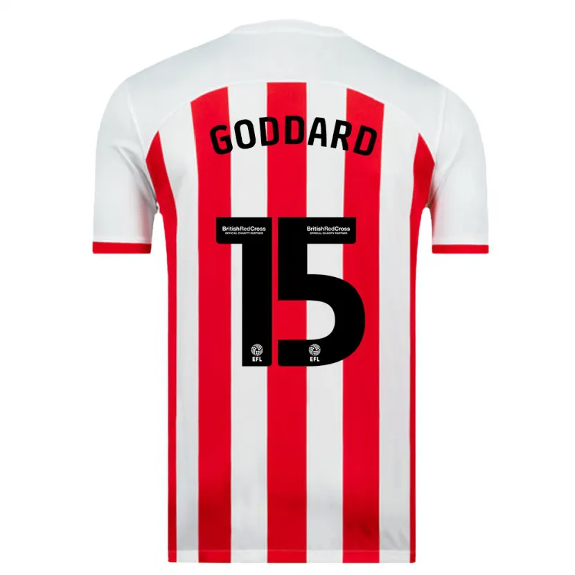 Danxen Niño Camiseta Amy Goddard #15 Blanco 1ª Equipación 2023/24 La Camisa