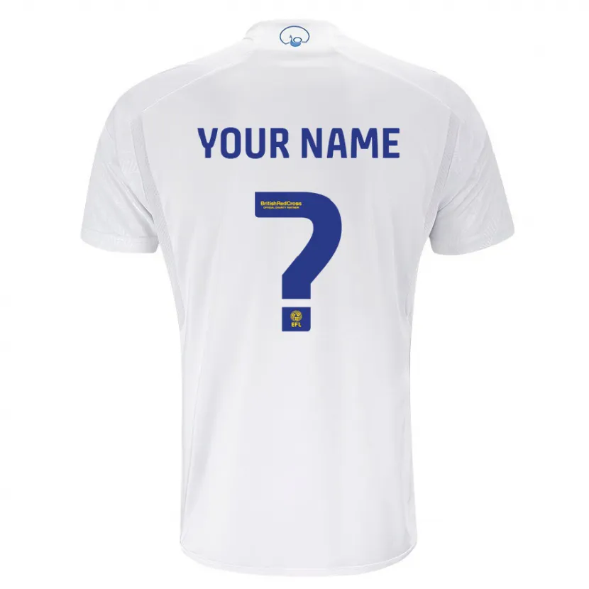 Danxen Niño Camiseta Su Nombre #0 Blanco 1ª Equipación 2023/24 La Camisa