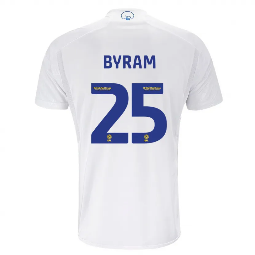 Danxen Niño Camiseta Sam Byram #25 Blanco 1ª Equipación 2023/24 La Camisa