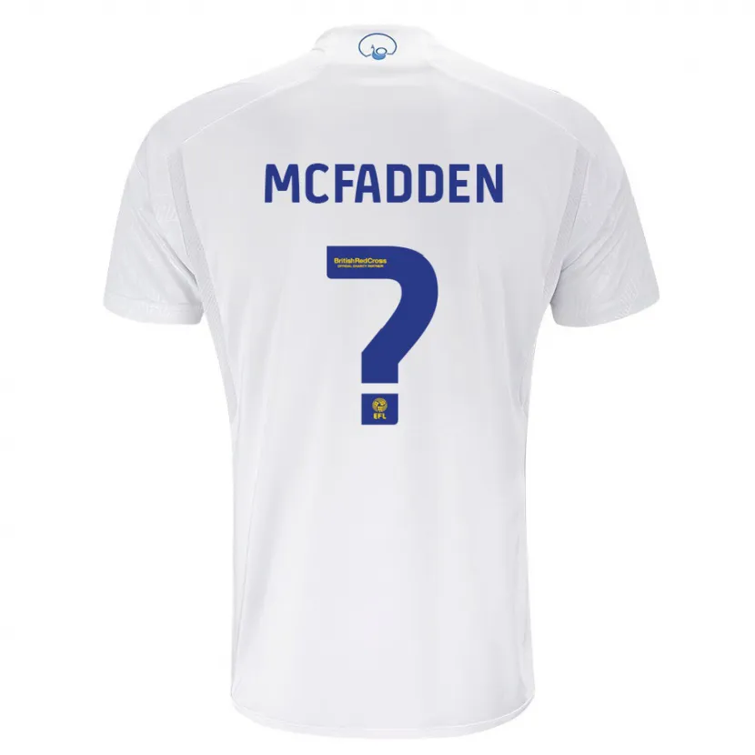 Danxen Niño Camiseta Max Mcfadden #0 Blanco 1ª Equipación 2023/24 La Camisa