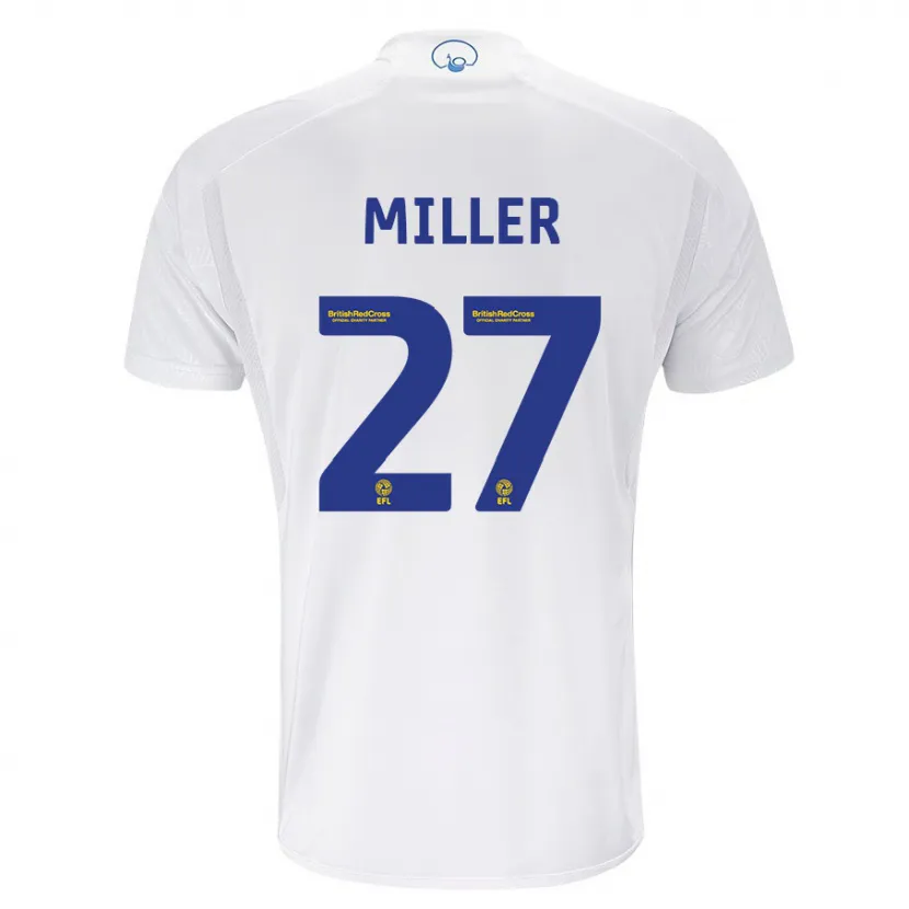 Danxen Niño Camiseta Amari Miller #27 Blanco 1ª Equipación 2023/24 La Camisa