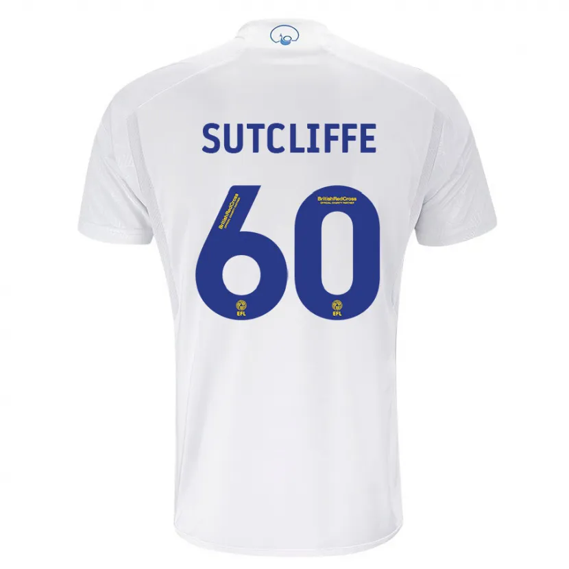 Danxen Niño Camiseta Harvey Sutcliffe #60 Blanco 1ª Equipación 2023/24 La Camisa