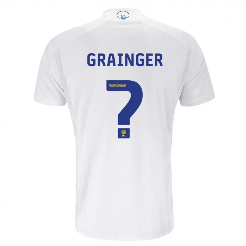 Danxen Niño Camiseta Owen Grainger #0 Blanco 1ª Equipación 2023/24 La Camisa