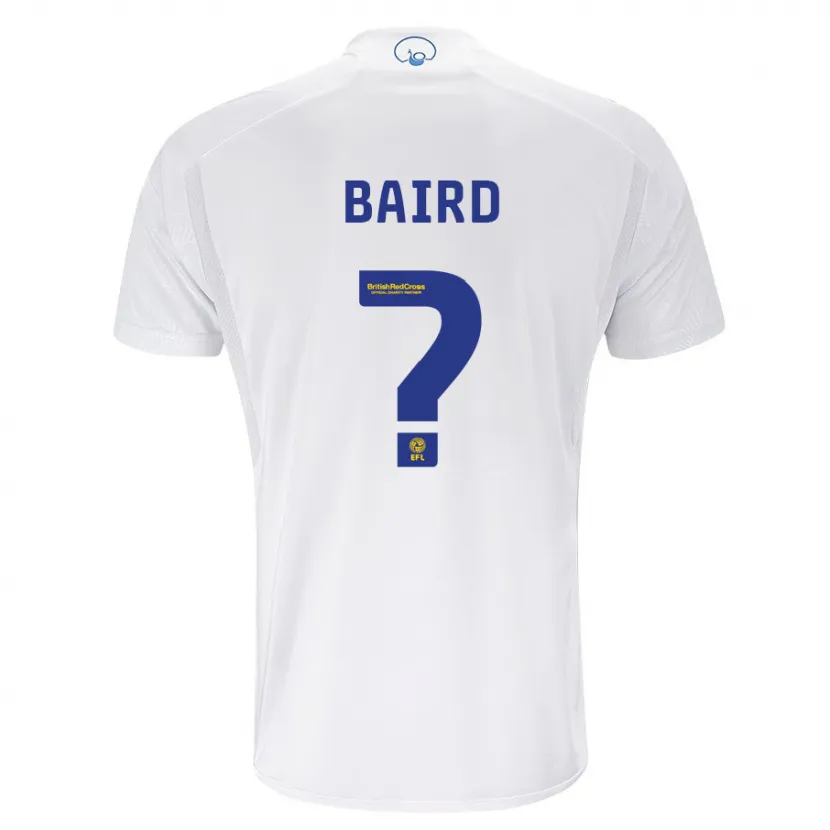 Danxen Niño Camiseta Alex Baird #0 Blanco 1ª Equipación 2023/24 La Camisa