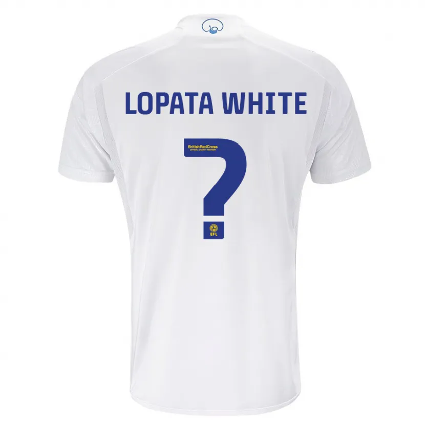 Danxen Niño Camiseta Reuben Lopata-White #0 Blanco 1ª Equipación 2023/24 La Camisa