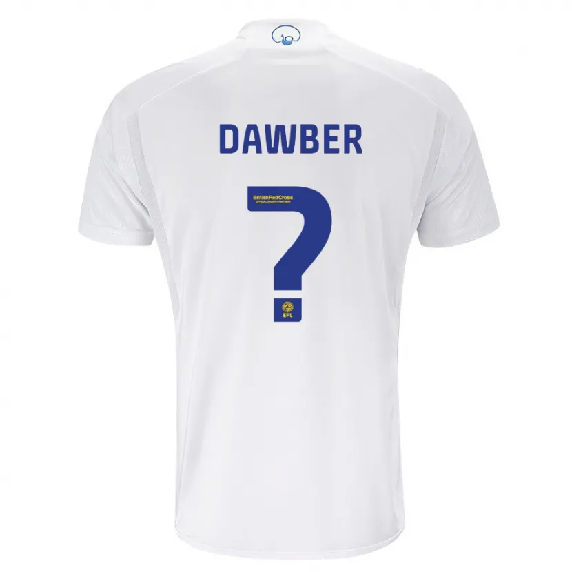 Danxen Niño Camiseta Oscar Dawber #0 Blanco 1ª Equipación 2023/24 La Camisa