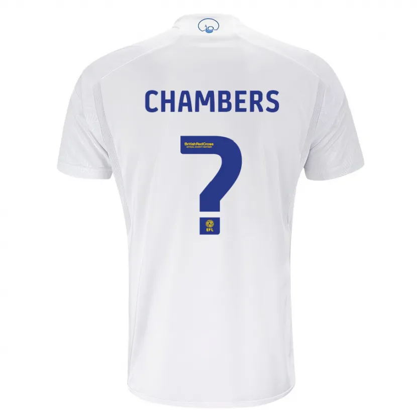 Danxen Niño Camiseta Sam Chambers #0 Blanco 1ª Equipación 2023/24 La Camisa