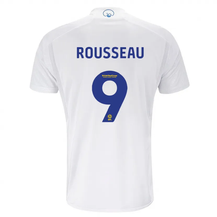 Danxen Niño Camiseta Jess Rousseau #9 Blanco 1ª Equipación 2023/24 La Camisa