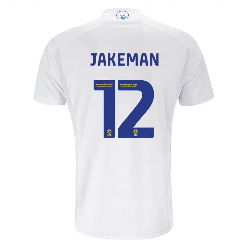 Danxen Niño Camiseta Harriet Jakeman #12 Blanco 1ª Equipación 2023/24 La Camisa