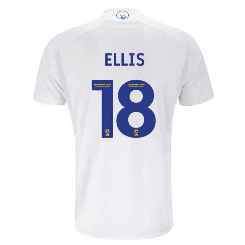 Danxen Niño Camiseta Macy Ellis #18 Blanco 1ª Equipación 2023/24 La Camisa