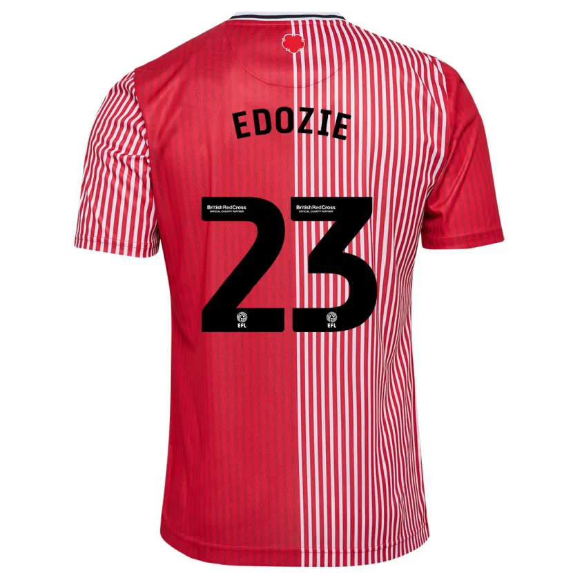 Danxen Niño Camiseta Samuel Edozie #23 Rojo 1ª Equipación 2023/24 La Camisa