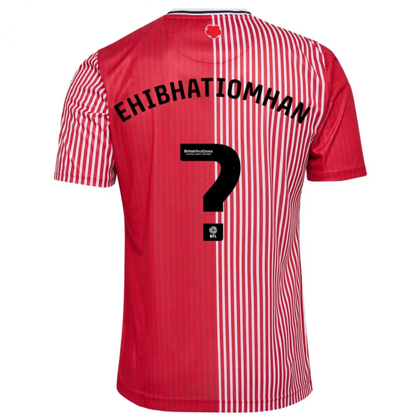 Danxen Niño Camiseta Princewill Ehibhatiomhan #0 Rojo 1ª Equipación 2023/24 La Camisa