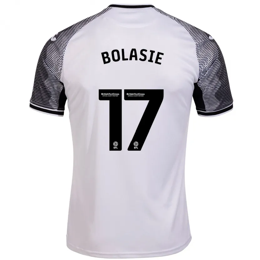 Danxen Niño Camiseta Yannick Bolasie #17 Blanco 1ª Equipación 2023/24 La Camisa