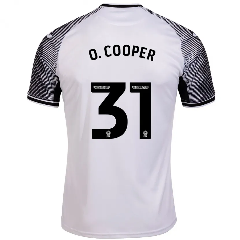 Danxen Niño Camiseta Oliver Cooper #31 Blanco 1ª Equipación 2023/24 La Camisa