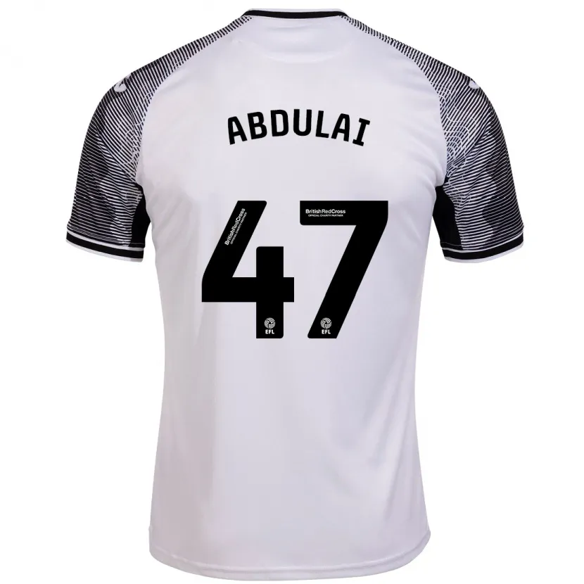 Danxen Niño Camiseta Azeem Abdulai #47 Blanco 1ª Equipación 2023/24 La Camisa