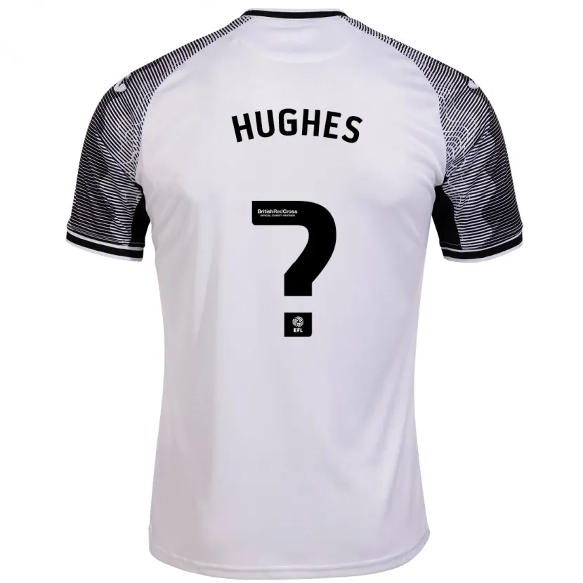 Danxen Niño Camiseta Ben Hughes #0 Blanco 1ª Equipación 2023/24 La Camisa