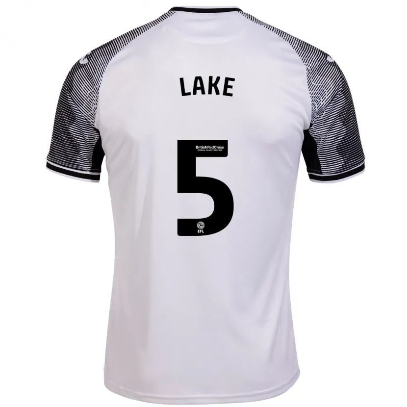 Danxen Niño Camiseta Ellie Lake #5 Blanco 1ª Equipación 2023/24 La Camisa