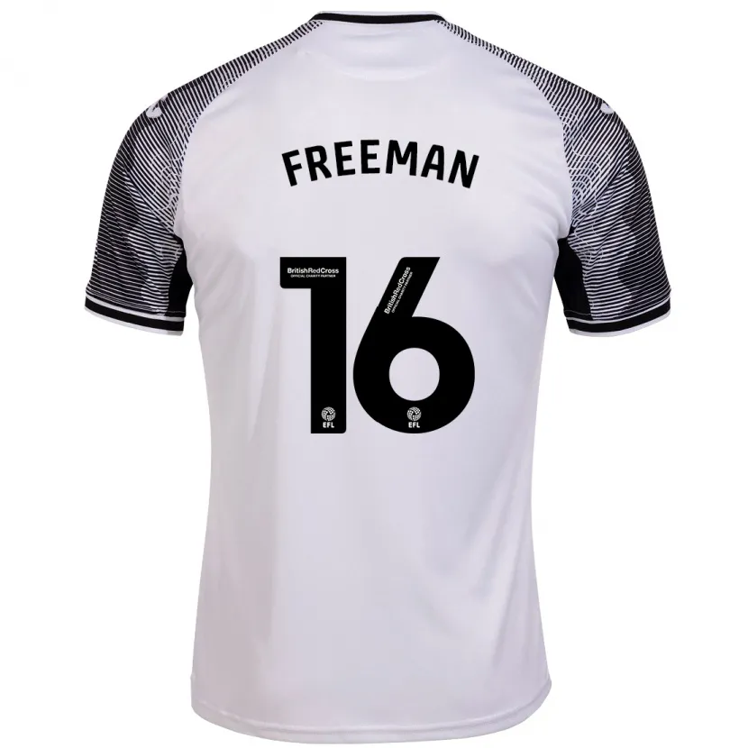 Danxen Niño Camiseta Emily Freeman #16 Blanco 1ª Equipación 2023/24 La Camisa