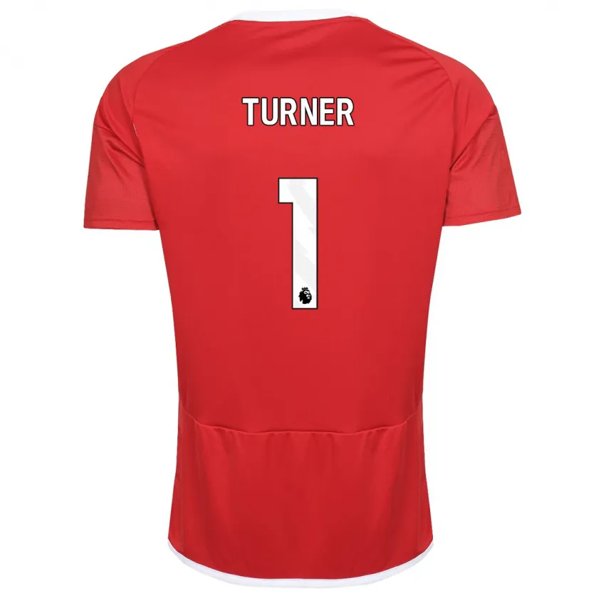 Danxen Niño Camiseta Matt Turner #1 Rojo 1ª Equipación 2023/24 La Camisa