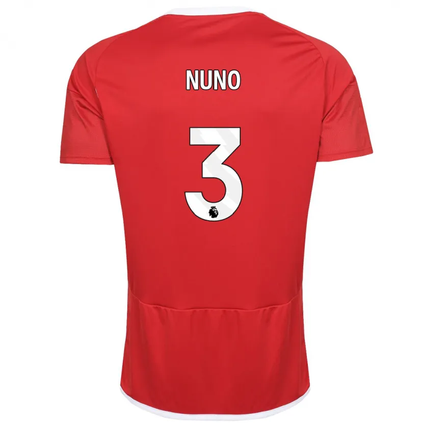 Danxen Niño Camiseta Nuno Tavares #3 Rojo 1ª Equipación 2023/24 La Camisa