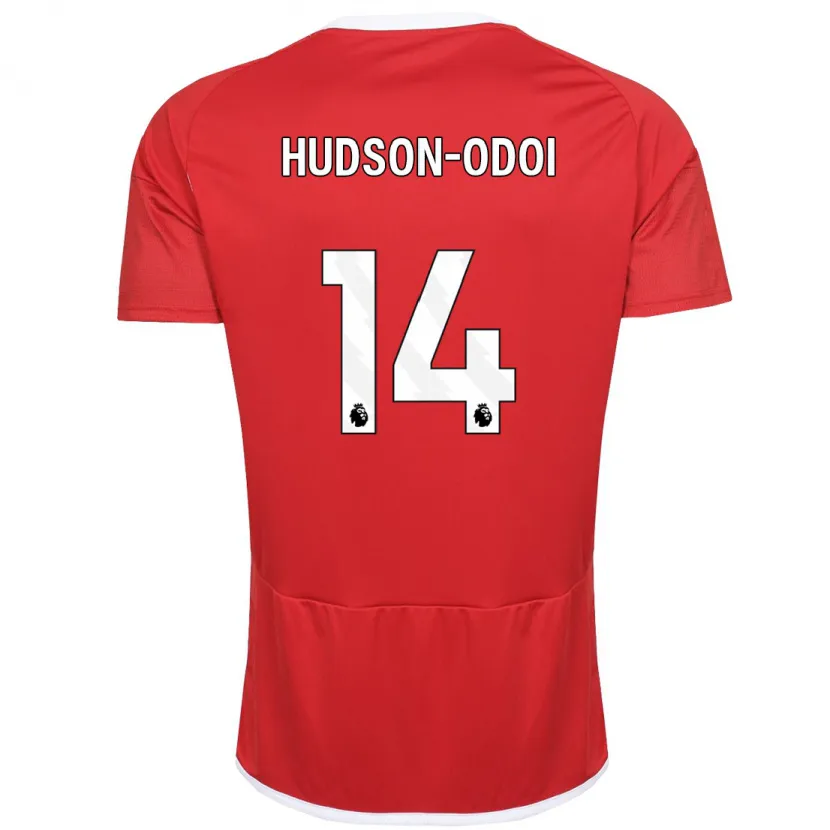 Danxen Niño Camiseta Callum Hudson-Odoi #14 Rojo 1ª Equipación 2023/24 La Camisa