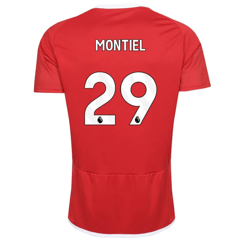 Danxen Niño Camiseta Gonzalo Montiel #29 Rojo 1ª Equipación 2023/24 La Camisa