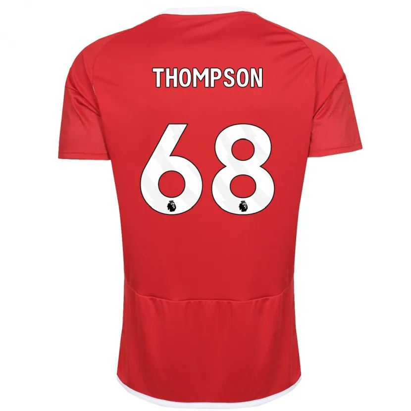 Danxen Niño Camiseta Joel Thompson #68 Rojo 1ª Equipación 2023/24 La Camisa