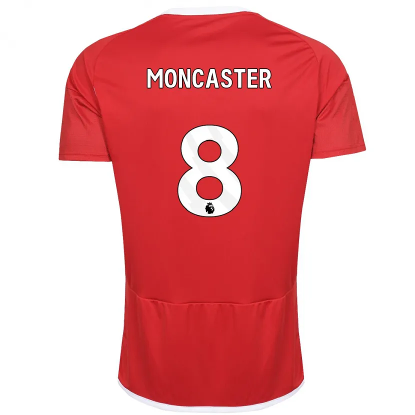 Danxen Niño Camiseta Mai Moncaster #8 Rojo 1ª Equipación 2023/24 La Camisa