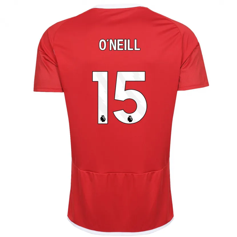 Danxen Niño Camiseta Laura-Jayne O'neill #15 Rojo 1ª Equipación 2023/24 La Camisa