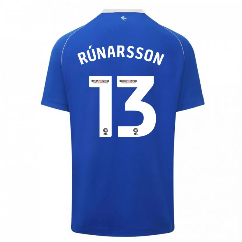 Danxen Niño Camiseta Rúnar Alex Rúnarsson #13 Azul 1ª Equipación 2023/24 La Camisa