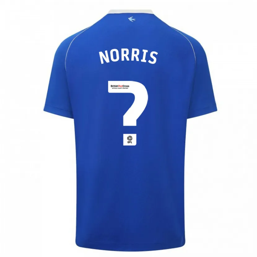 Danxen Niño Camiseta Jacob Norris #0 Azul 1ª Equipación 2023/24 La Camisa