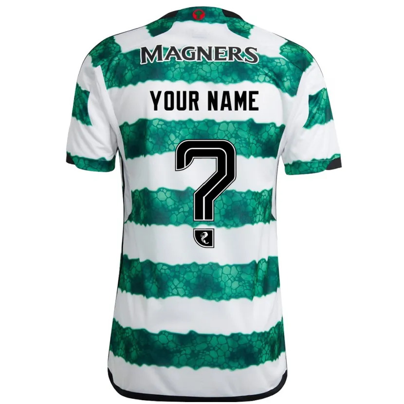 Danxen Niño Camiseta Su Nombre #0 Verde 1ª Equipación 2023/24 La Camisa