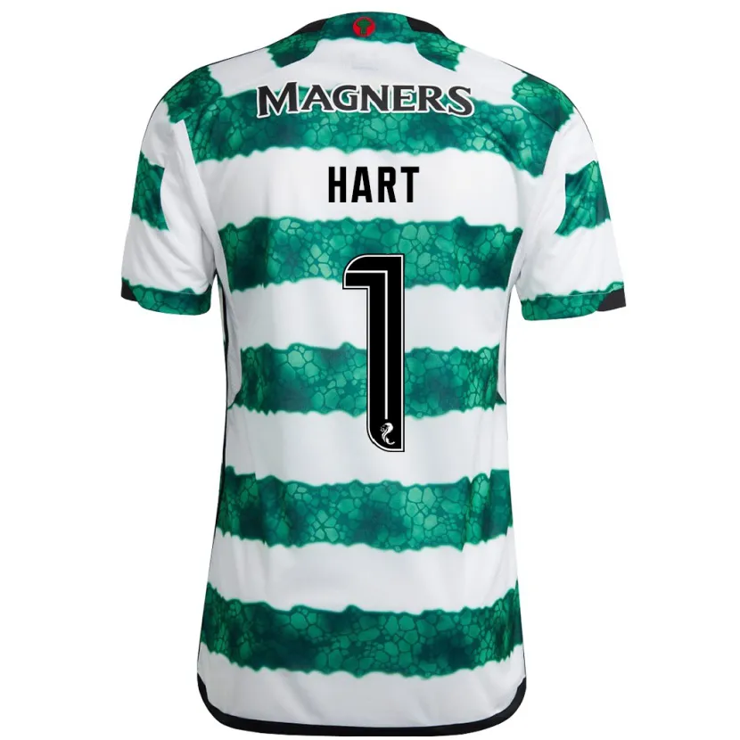 Danxen Niño Camiseta Joe Hart #1 Verde 1ª Equipación 2023/24 La Camisa