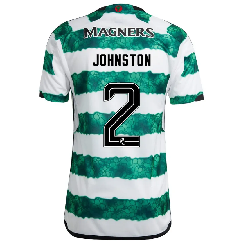 Danxen Niño Camiseta Alistair Johnston #2 Verde 1ª Equipación 2023/24 La Camisa