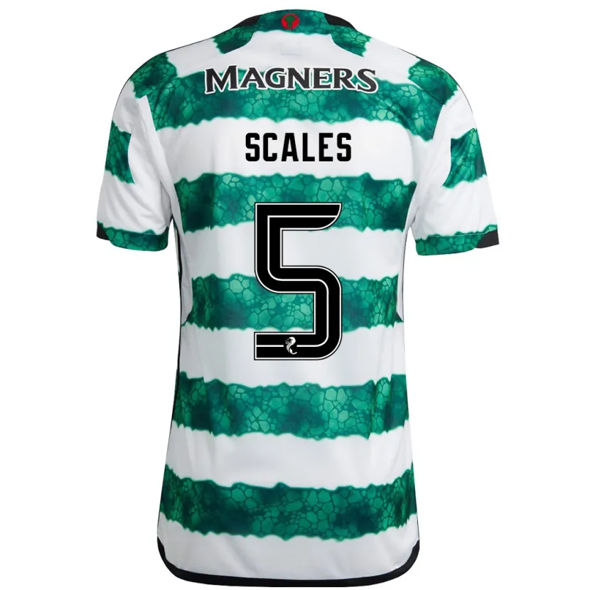 Danxen Niño Camiseta Liam Scales #5 Verde 1ª Equipación 2023/24 La Camisa