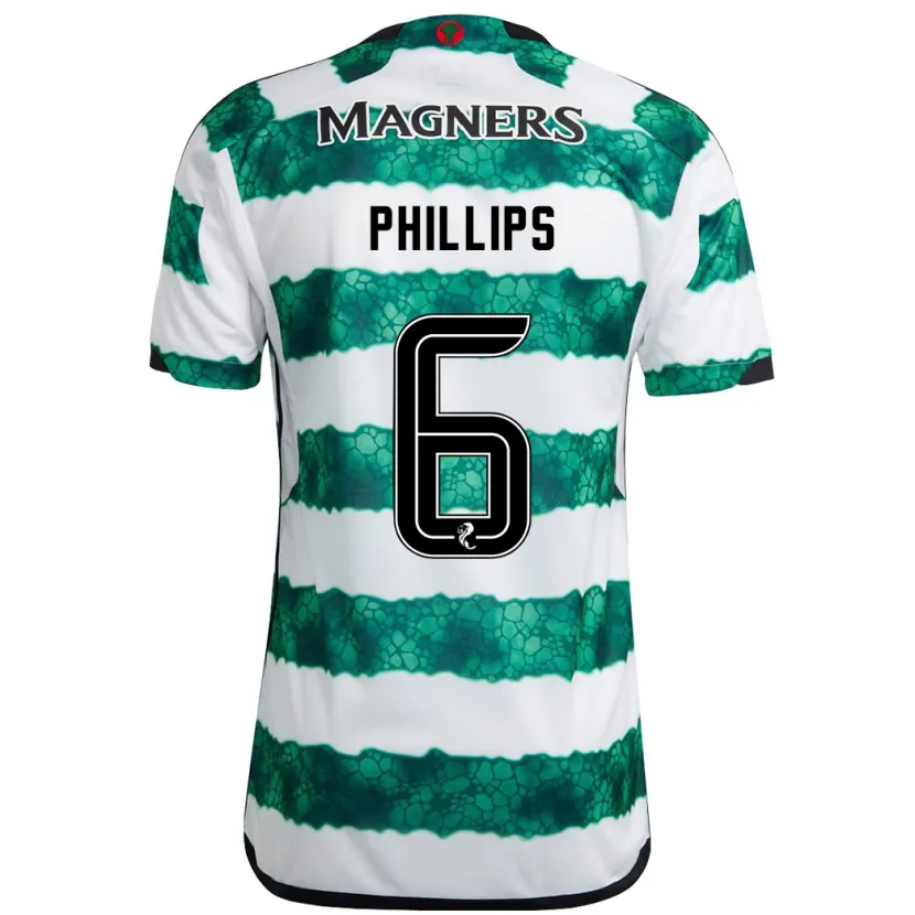 Danxen Niño Camiseta Nathaniel Phillips #6 Verde 1ª Equipación 2023/24 La Camisa