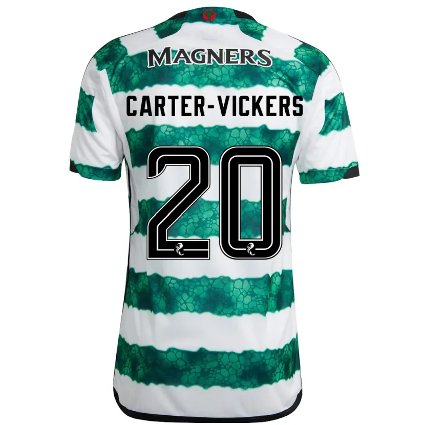 Danxen Niño Camiseta Cameron Carter-Vickers #20 Verde 1ª Equipación 2023/24 La Camisa