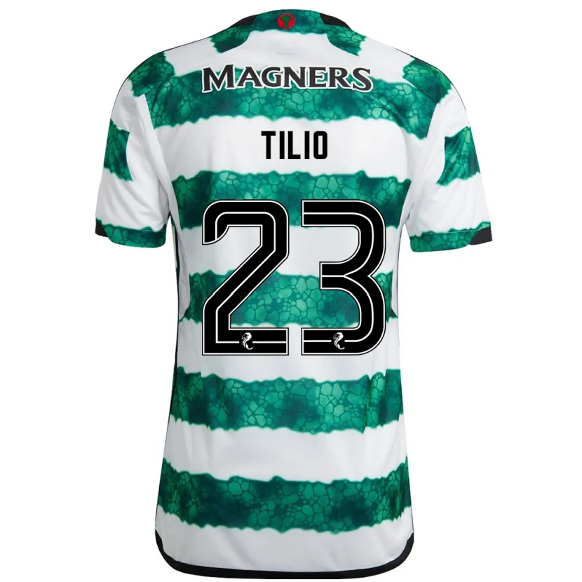 Danxen Niño Camiseta Marco Tilio #23 Verde 1ª Equipación 2023/24 La Camisa