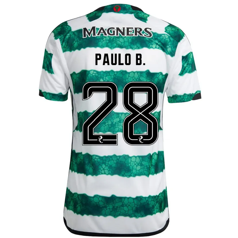 Danxen Niño Camiseta Paulo Bernardo #28 Verde 1ª Equipación 2023/24 La Camisa