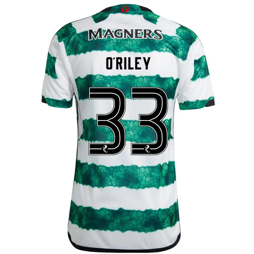 Danxen Niño Camiseta Matt O'riley #33 Verde 1ª Equipación 2023/24 La Camisa