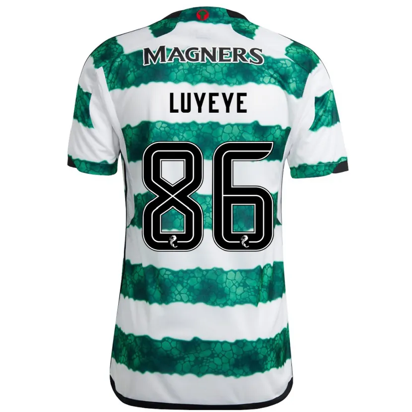 Danxen Niño Camiseta Benny-Jackson Luyeye #86 Verde 1ª Equipación 2023/24 La Camisa