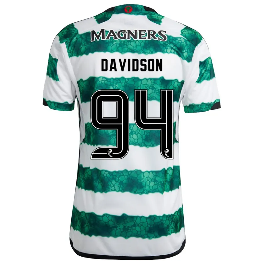 Danxen Niño Camiseta Bruno Davidson #94 Verde 1ª Equipación 2023/24 La Camisa