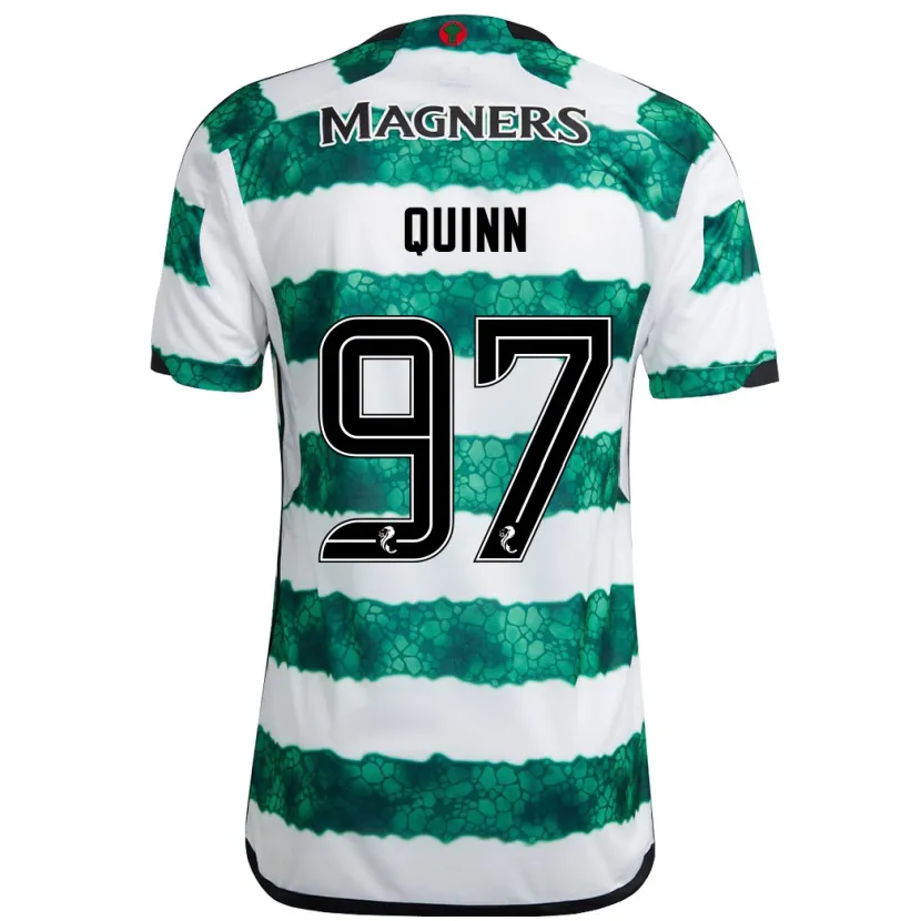 Danxen Niño Camiseta Ben Quinn #97 Verde 1ª Equipación 2023/24 La Camisa