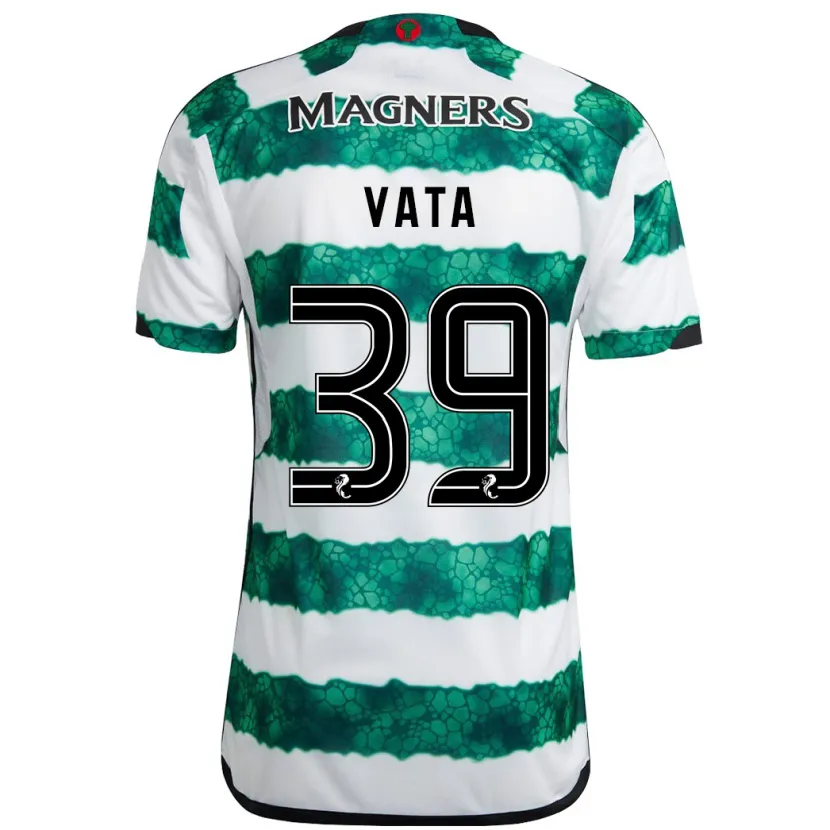 Danxen Niño Camiseta Rocco Vata #39 Verde 1ª Equipación 2023/24 La Camisa