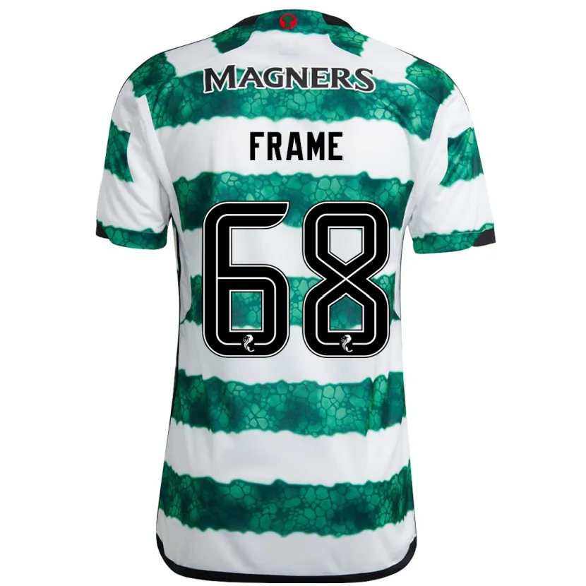 Danxen Niño Camiseta Mitchel Frame #68 Verde 1ª Equipación 2023/24 La Camisa